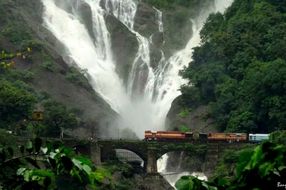 Dudhsagar Waterfalls in Goa
